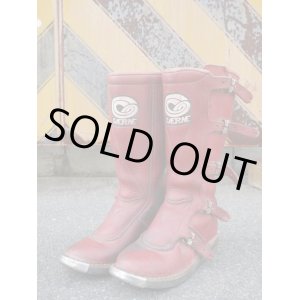 画像: GAERNE VINTAGE MOTOCROSS BOOTS RED 40