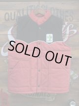 画像: AGRIGOLD SWINGSTER VTG PUFFY VEST RED×BLACK MEDIUM