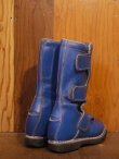 画像2: USA RACING VTG MOTOCROSS BOOTS BLUE 24cm