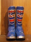 画像3: USA RACING VTG MOTOCROSS BOOTS BLUE 24cm