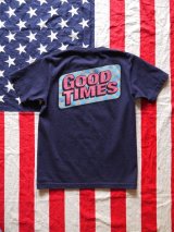 画像: SIXHELMETS GOOD TIMES CHECKER POKET T-SHIRT NAVY