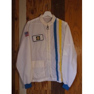 画像: NAPA AUTO PARTS VTG NYLON JACKET WHITE MEDIUM