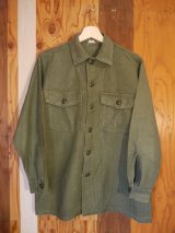 画像: 1970s USMC STENCIL MILITARY SHIRT MEDIUM