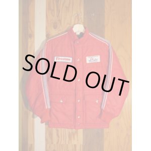 画像: FIRESTONE SWINGSTER PARNELLI JONES VTG RACING JACKET RED JUNIOR MEDIUM