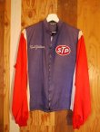 画像1: STP DE WAN RACING SATIN JACKET NAVY×RED×WHITE L