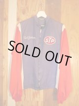 画像: STP DE WAN RACING SATIN JACKET NAVY×RED×WHITE L