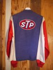 画像2: STP DE WAN RACING SATIN JACKET NAVY×RED×WHITE L