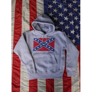 画像: sixhelmets rebel flag sweat parka gray 15.6oz