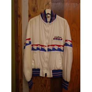 画像: GOODYEAR EAGLE VTG NYLON STADIUM JUMPER WHITE LARGE