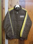 画像1: BUGPACK PERFORMANCE PRODUCTS SWINGSTER RACING PUFFY JACKET BROWN×YELLOW M