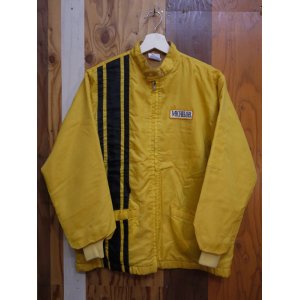 画像: MICHELOB VTG NYLON RACING JACKET YELLOW×BLACK M