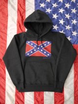 画像: sixhelmets rebel flag sweat parka black 15.6oz