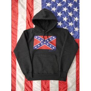 画像: sixhelmets rebel flag sweat parka black 15.6oz