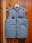 画像1: GOODYEAR EAGLE OFFICIAL RACING PUFFY VEST SMALL SKYBLUE