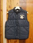 画像1: WEATHERCASTER NEWSROOM VTG PUFFY VEST SMALL NAVY