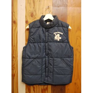 画像: WEATHERCASTER NEWSROOM VTG PUFFY VEST SMALL NAVY