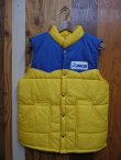 画像1: ANCO SWINGSTER VTG PUFFY VEST MEDIUM YELLOW×BLUE