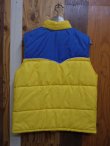 画像2: ANCO SWINGSTER VTG PUFFY VEST MEDIUM YELLOW×BLUE