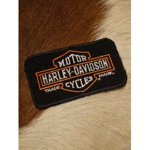 画像: HARLEYDAVIDSON LOGO VINTAGE PATCH DEAD STOCK BLACK