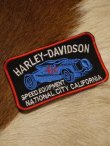 画像1: HARLEYDAVIDSON SPEED EQUIPMENT NATIONAL CITY CALIFORNIA VINTAGE PATCH DEAD STOCK RED