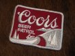 画像1: COORS BEER PATROL VINTAGE PATCH DEAD STOCK