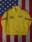 画像1: PENNZOIL 1980 INDY 500 WINNER VTG NYLON RACING JACKET YELLOW L