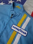 画像3: GOODYEAR OFFICIAL VINTAGE RACING JACKET SKY BLUE S