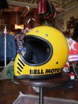 画像1: 1970s BELL HELMETS MOTO3 FIRST MODEL SNELL75 YELLOW 56cm