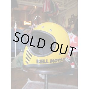 画像: 1970s BELL HELMETS MOTO3 FIRST MODEL SNELL75 YELLOW 56cm