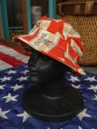 画像1: 1970s OLYMPIA BEER VTG  PATTERNED ALL OVER HAT M 57cm