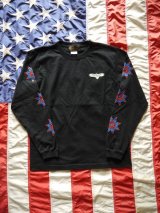 画像: SIXHELMETS STAR QUILT LONG SLEEVE T-SHIRT BLACK