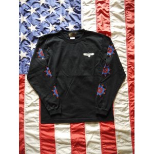 画像: SIXHELMETS STAR QUILT LONG SLEEVE T-SHIRT BLACK