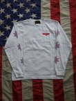 画像1: SIXHELMETS STAR QUILT LONG SLEEVE T-SHIRT WHITE