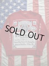 画像: BUDWEISER SIGNET VTG SWESTER RED MADE IN USA XL