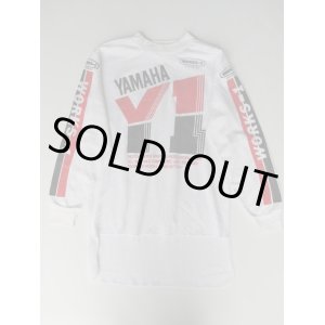 画像: YAMAHA WORKS-1 VINTAGE MOTOCROSS SHIRT WHITE M