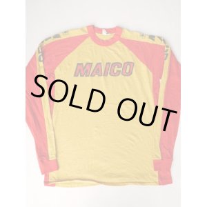 画像: HALLMAN RACING MAICO VINTAGE MOTOCROSS SHIRT YELLOW×RED L