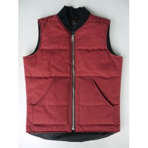 画像: SIXHELMETS PARAFFIN PUFFY WORK VEST BRICK RED