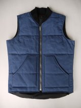 画像: SIXHELMETS PARAFFIN PUFFY WORK VEST BLUE NAVY