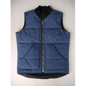 画像: SIXHELMETS PARAFFIN PUFFY WORK VEST BLUE NAVY