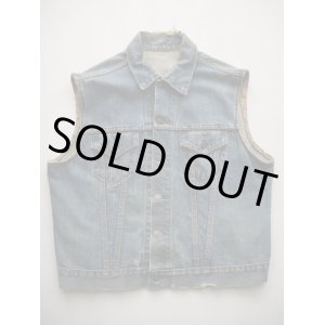 画像: LEVIS 70505 BIG E ３RD TYPE DENIM CUT OFF VEST L-XL