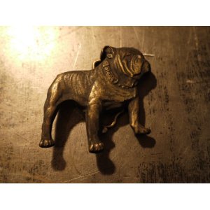 画像: MACK TRUCK BULLDOG EMBLEM TRUCKERS BELT BUCKLE BRASS GOLD