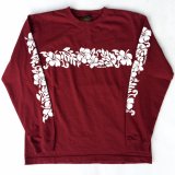 画像: SIXHELMETS HAWAIIAN LONG SLEEVE T-SHIRT WINE