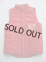 画像: DRYDENE MOTOR OIL VTG PUFFY VEST RED SMALL