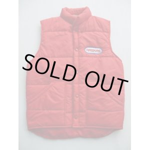 画像: WEATHERCASTER VTG PUFFY VEST RED MEDIUM