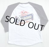 画像: sixhelmets ”Anything Goes” raglan sleeve t-shirt white×navy