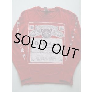 画像: BUDWEISER×JUNKFOOD SWEATER M RED