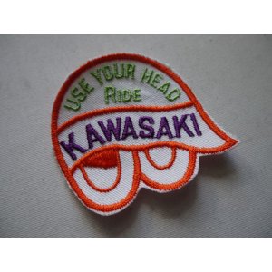 画像: USE YOUR HEAD RIDE KAWASAKI VINTAGE PATCH 