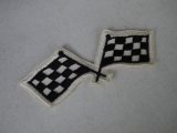 画像: CHECKER FLAG VTG PATCH DEADSTOCK