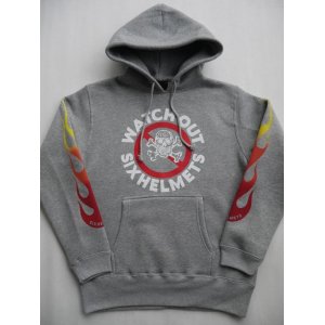 画像: WATCH OUT SIXHELMETS HOODIE GRAY