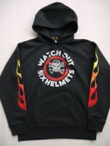 画像: WATCH OUT SIXHELMETS HOODIE BLACK